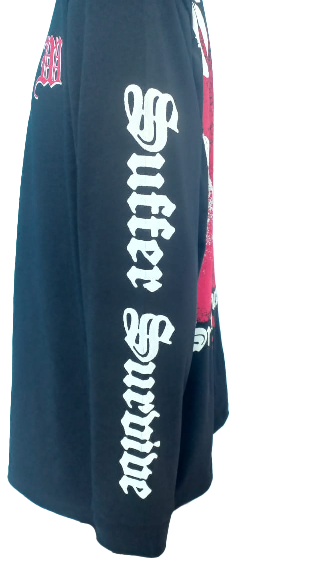 NO WARNING - SUFFER SURVIVE CUT AND SEW L/S TEE 8oz (280 gsm