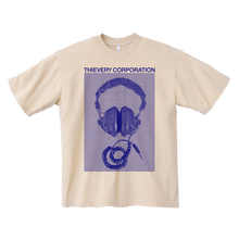 Load image into Gallery viewer, Thievery Corporation - Los Angeles Apparel 1801GD Beige Headphones T Shirt