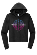 Load image into Gallery viewer, Thievery Corporation - Womens Mandela Black Fleece Hoodie