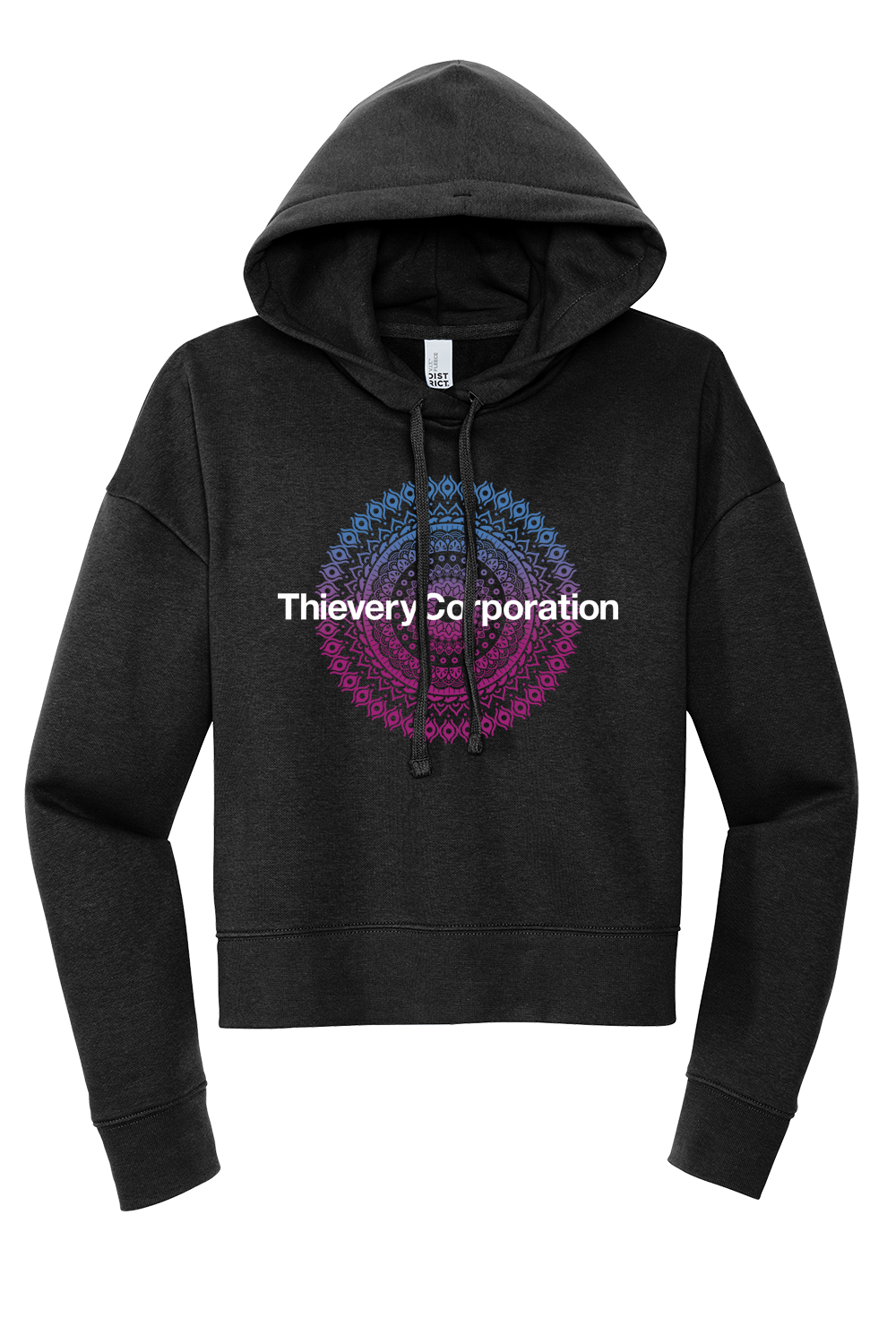 Thievery Corporation - Womens Mandela Black Fleece Hoodie