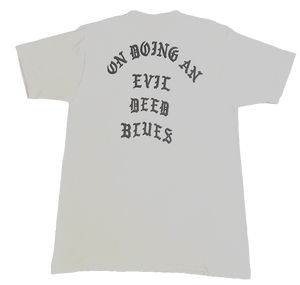 LIL UGLY MANE - EVIL DEED BLUES S/S WHITE (TEE-STYLED)