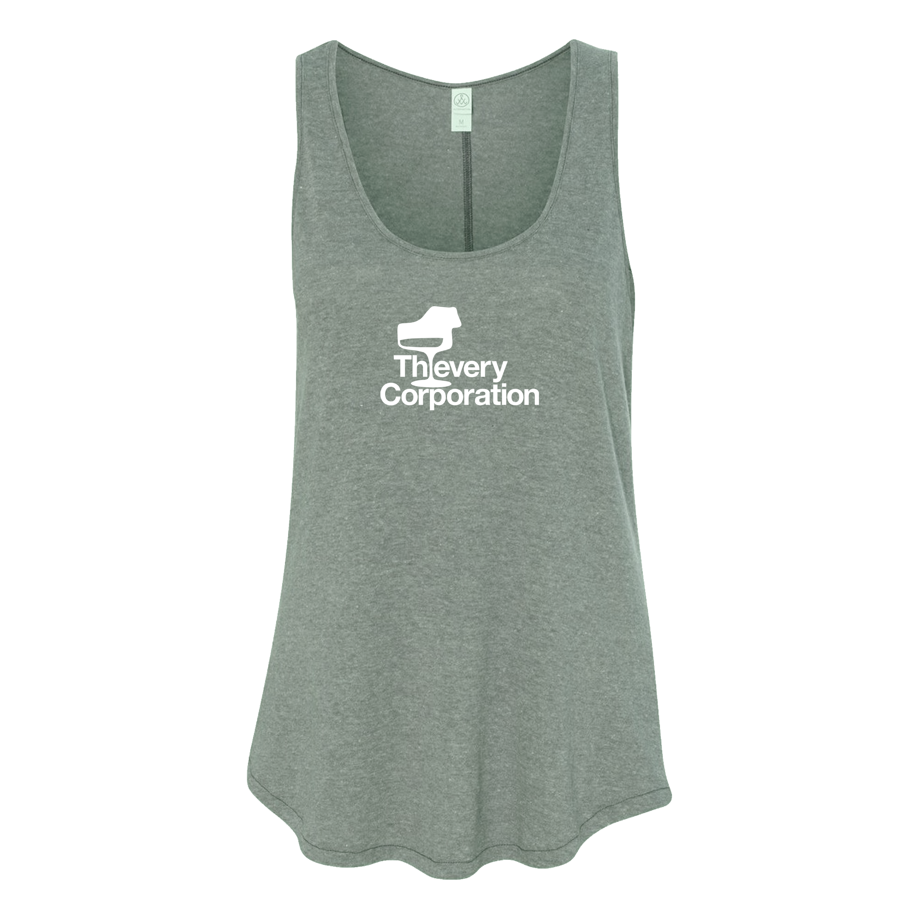 Thievery Corporation - Women’s Logo Vintage Green Tank