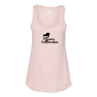 Thievery Corporation - Alternative Apparel Women’s Logo Vintage Pink Backstage Tank