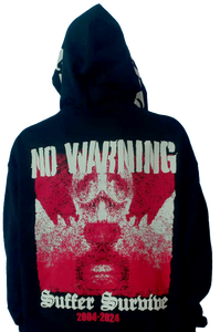 NO WARNING - SUFFER SURVIVE CUT AND SEW ZIP UP HOODIE *PREORDER*