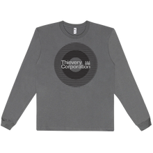 Load image into Gallery viewer, Thievery Corporation - Los Angeles Apparel 20007 Fine Jersey Long Sleeve Asphalt T-Shirt