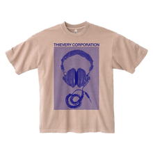 Load image into Gallery viewer, Thievery Corporation - Los Angeles Apparel 1801GD Rose Quartz Headphones T Shirt