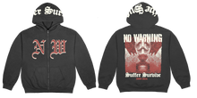 Load image into Gallery viewer, NO WARNING - SUFFER SURVIVE CUT AND SEW ZIP UP HOODIE *PREORDER*