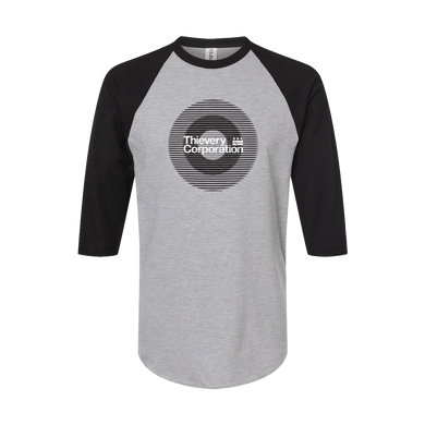 Thievery Corporation - Fine Jersey Baseball Tee (Ash Gray/Black)