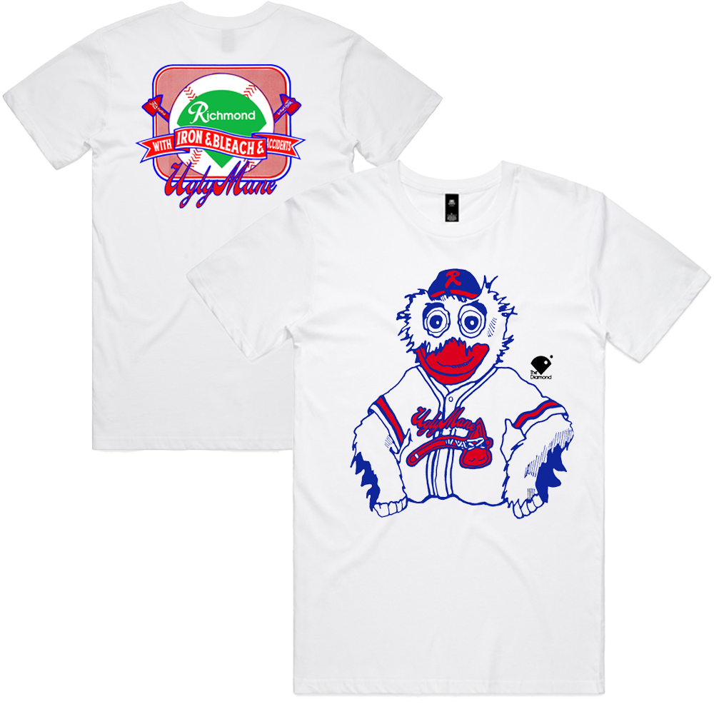 LIL UGLY MANE - BASEBALL WHITE ASCOLOUR STAPLE T