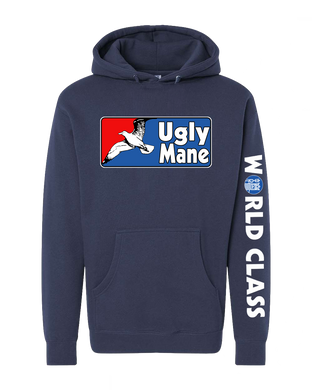 LIL UGLY MANE - WORLD CLASS IND4000 HOODIE (Navy Blue)