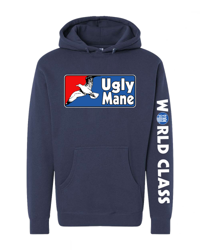 LIL UGLY MANE - WORLD CLASS IND4000 HOODIE (Navy Blue)