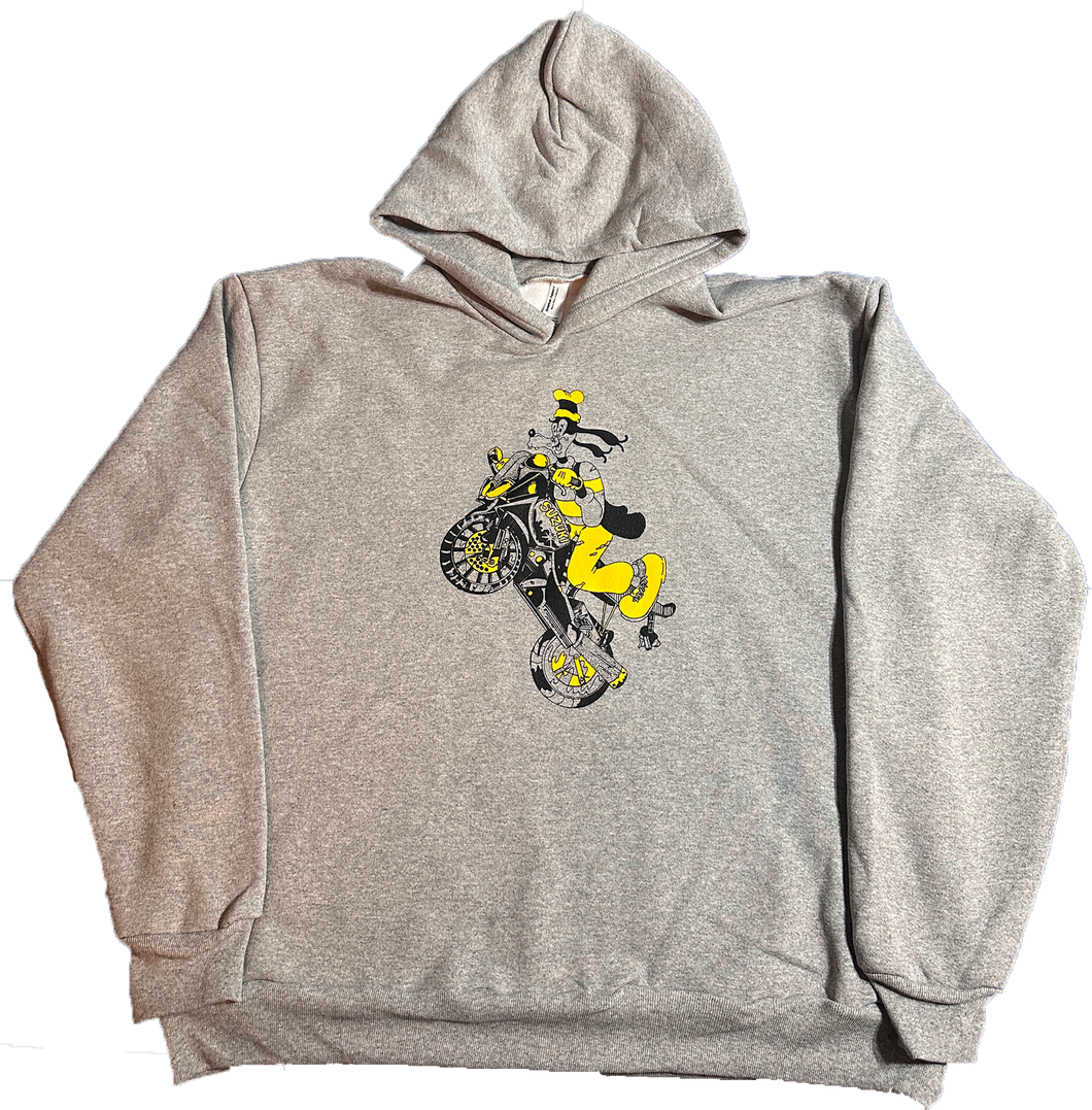 LIL UGLY MANE - GOOFY SUZUKI  HOODED SWEATSHIRT (AMERICAN APPAREL)