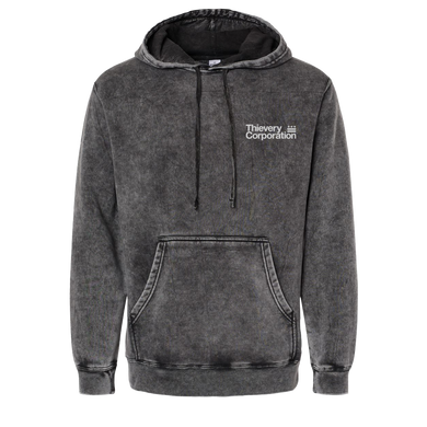 Thievery Corporation - IND Mineral Wash Fleece Pullover Hoodie