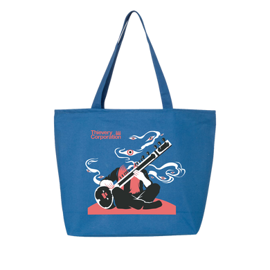 Thievery Corporation - Royal Blue Jumbo Tote Bag