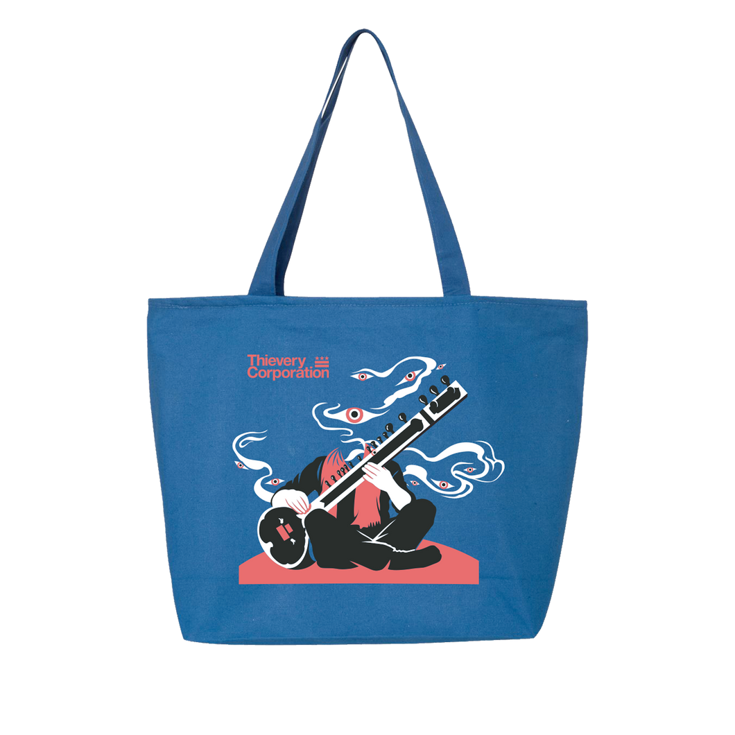 Thievery Corporation - Royal Blue Jumbo Tote Bag