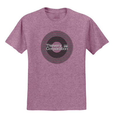 Thievery Corporation - Maroon Lightweight Polyblend Mens T-Shirt