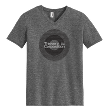 Load image into Gallery viewer, Thievery Corporation - Anvil Triblend Dark Gray V Neck Tee