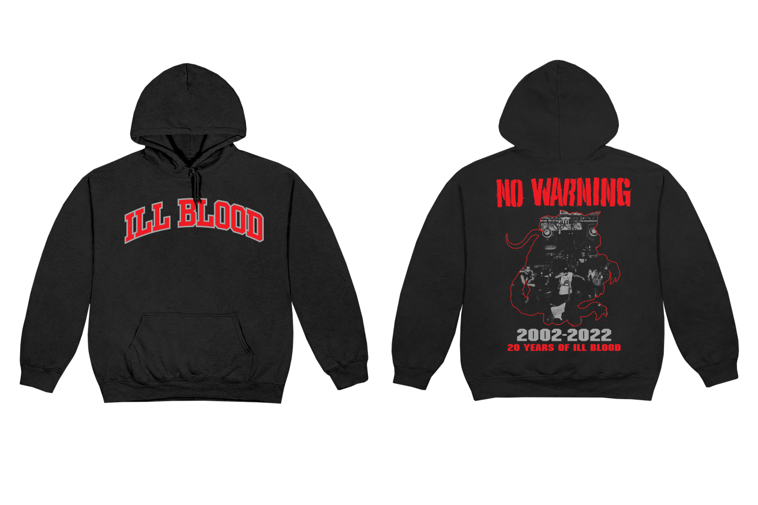 BLOODY BRAVES-HOODIE – iLL iNTENT