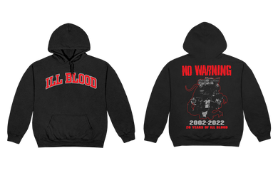 NO WARNING - ILL BLOOD 20th Anniversary Pullover IND4000