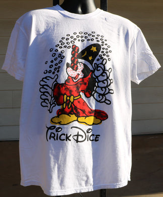 LUM - TRICK DICE WHITE TEE (Ships from USA)