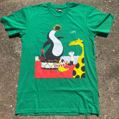 LUM - CLAPPING SEAL GREEN ASCOLOURS S/S TEE (SHIPS FROM NEW ZEALAND)