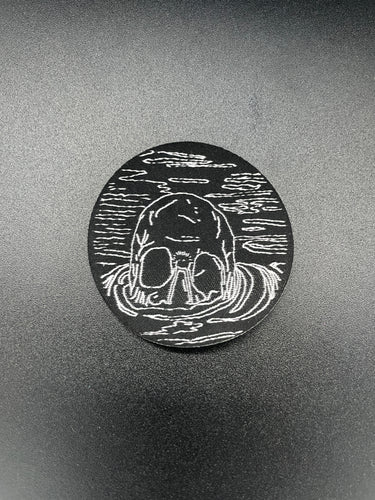 LUM - Glow in the dark 2.5” woven patch w/ iron on backing